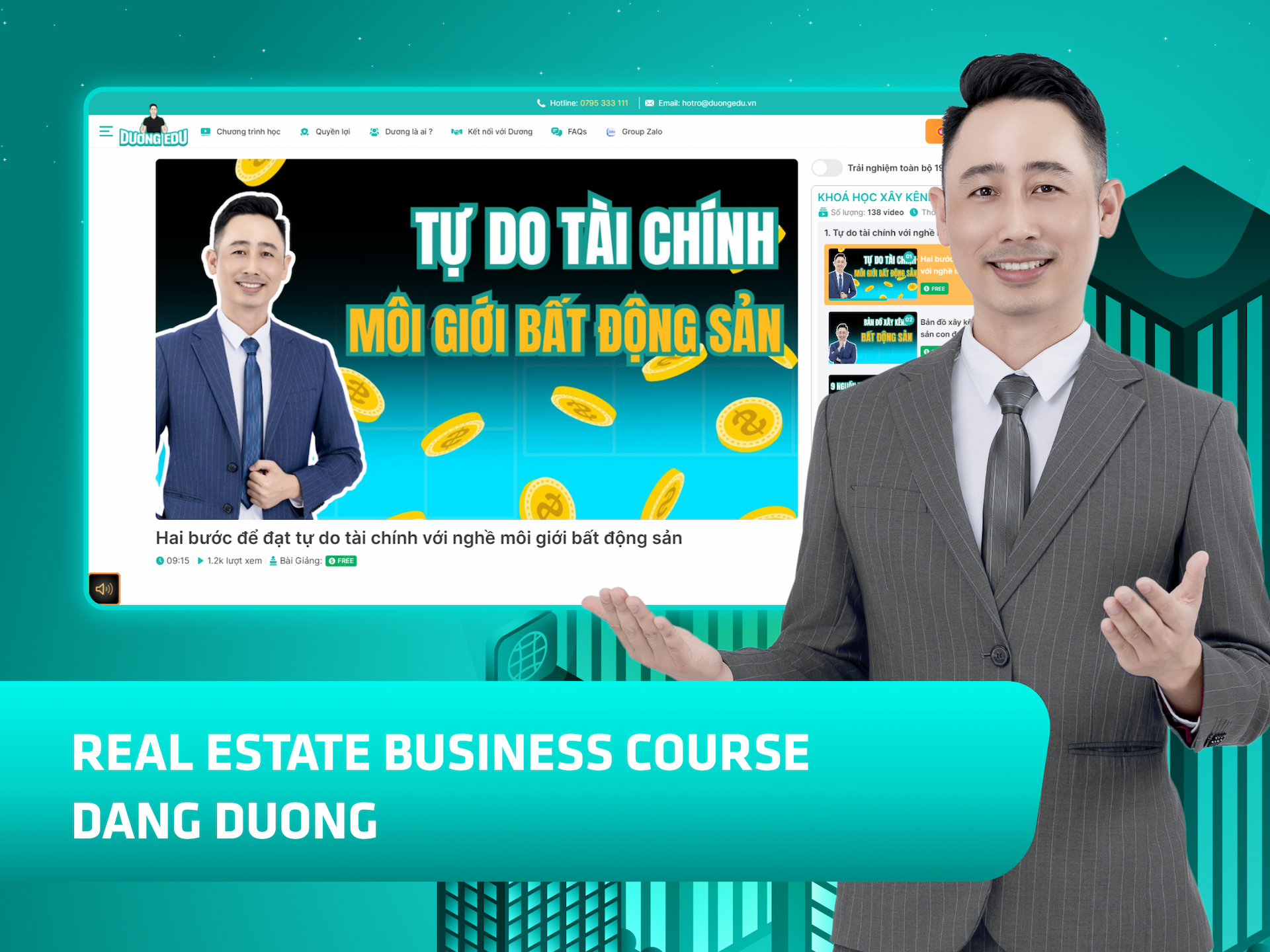 Hình khóa học Duong Edu trên MONA Academy