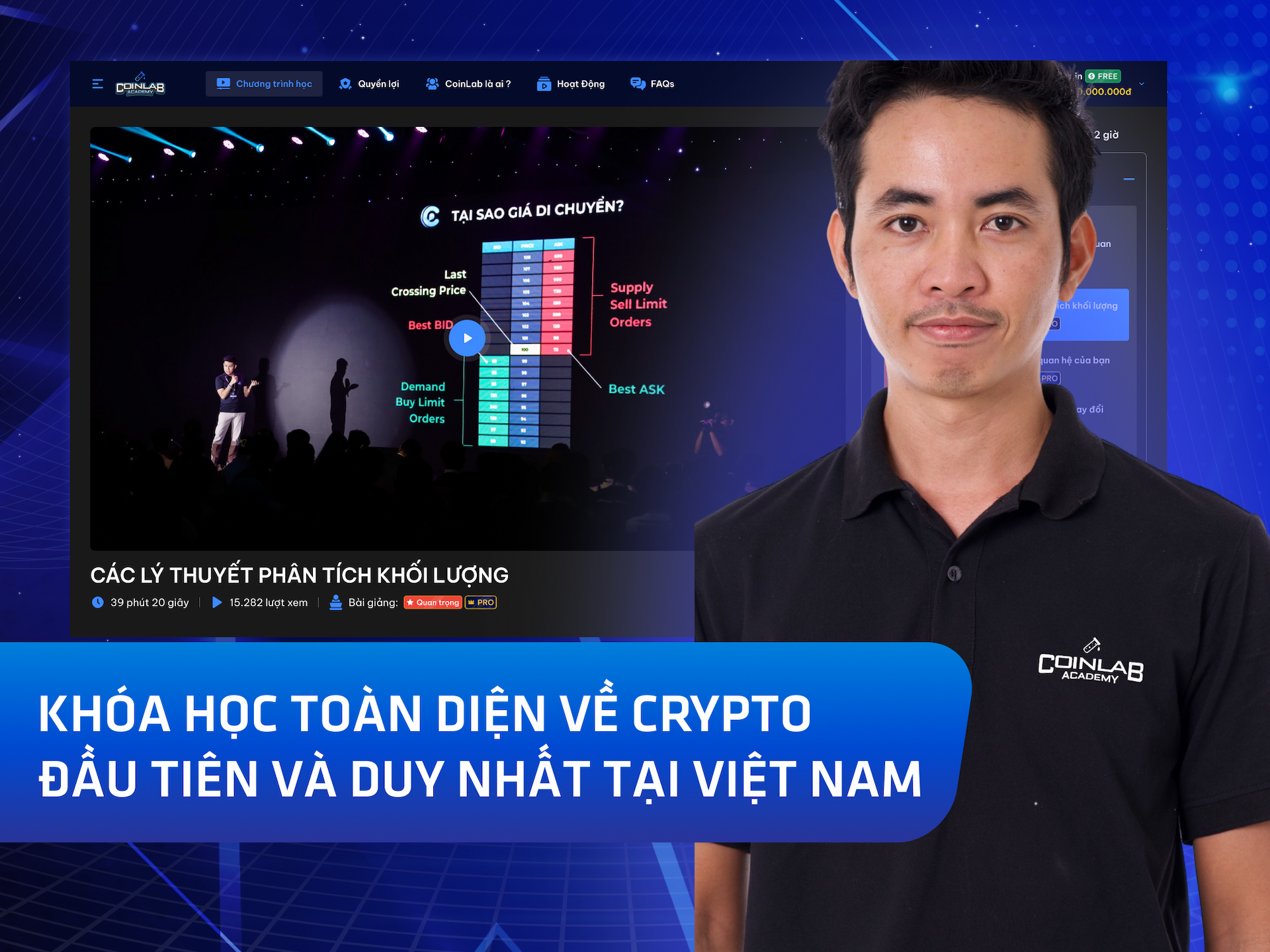 Hình khóa học Khóa học toàn diện về crypto đầu tiên và duy nhất tại trên MONA Academy
