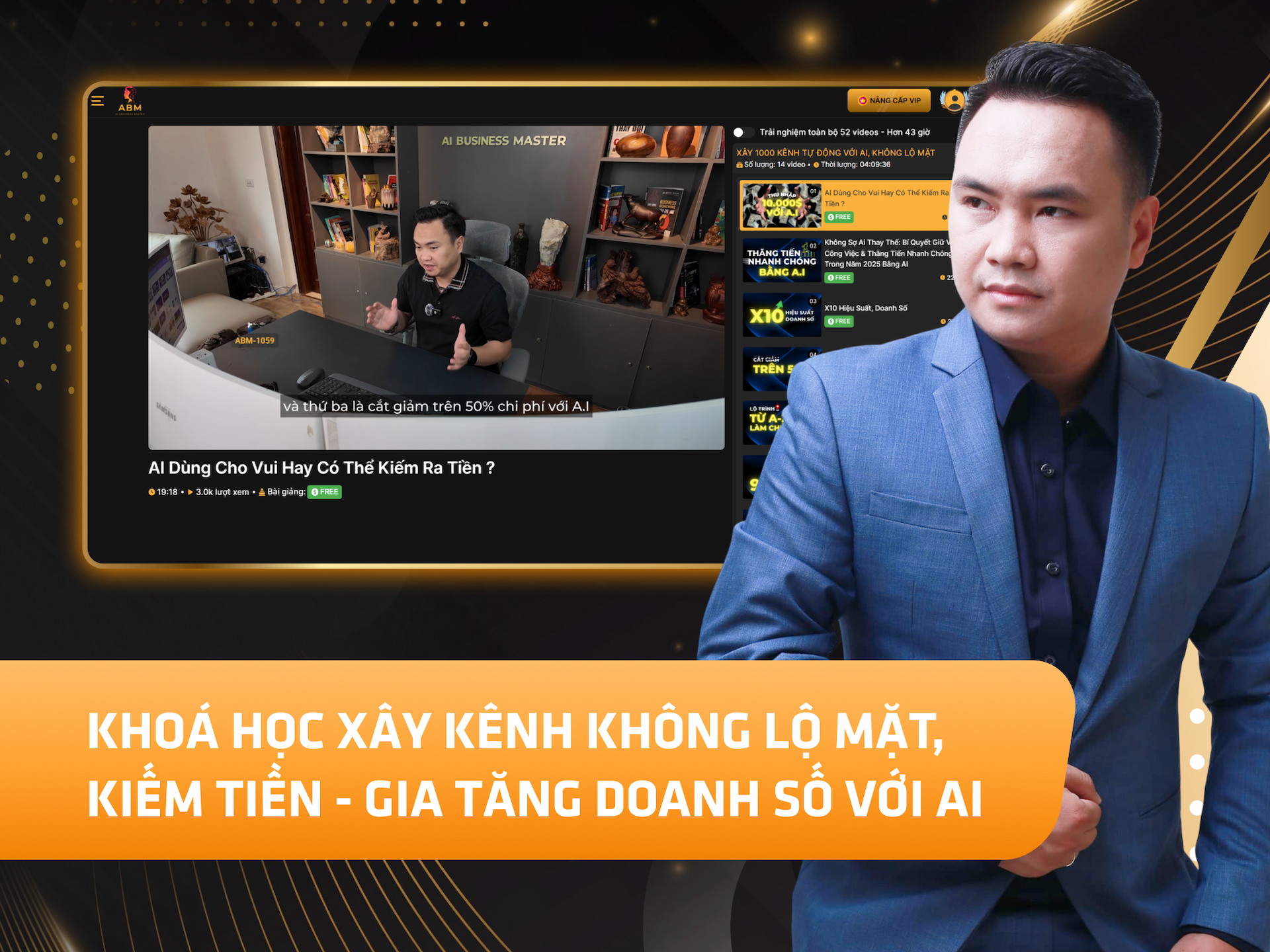 Hình khóa học Khoá Học Xây Kênh Không Lộ Mặt - Đặng Tú Academy trên MONA Academy