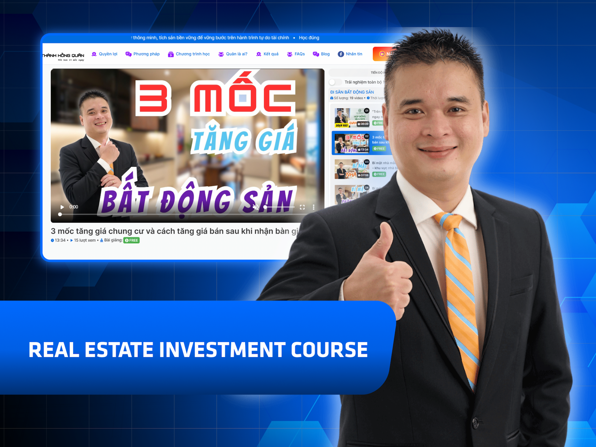 Hình khóa học Real Estate Investment Course trên MONA Academy