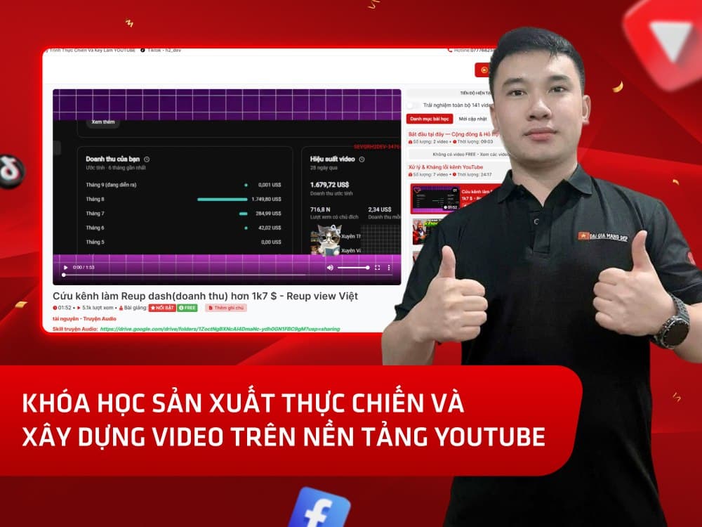 Hình khóa học Practical Production and YouTube Video Creation Course trên MONA Academy