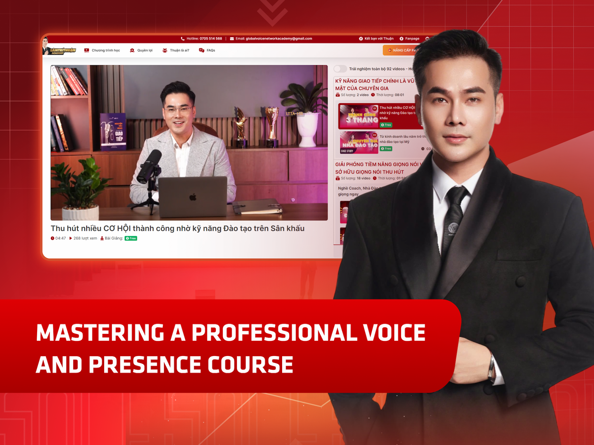 Hình khóa học Lam Tri Thuan Academy trên MONA Academy